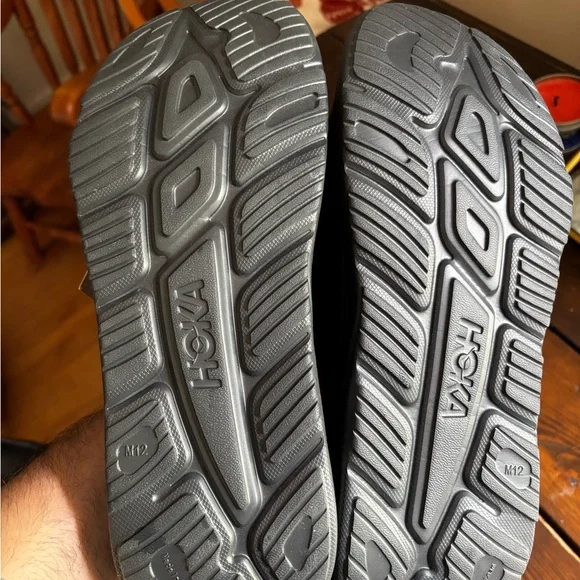 Hoka Black Sandals with Contoured Footbed - Picture 3 of 4